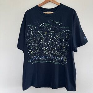 Heavenly Bodies T-Shirt Mens XL Constellation Stars Liberty Graphics Reprint Tee